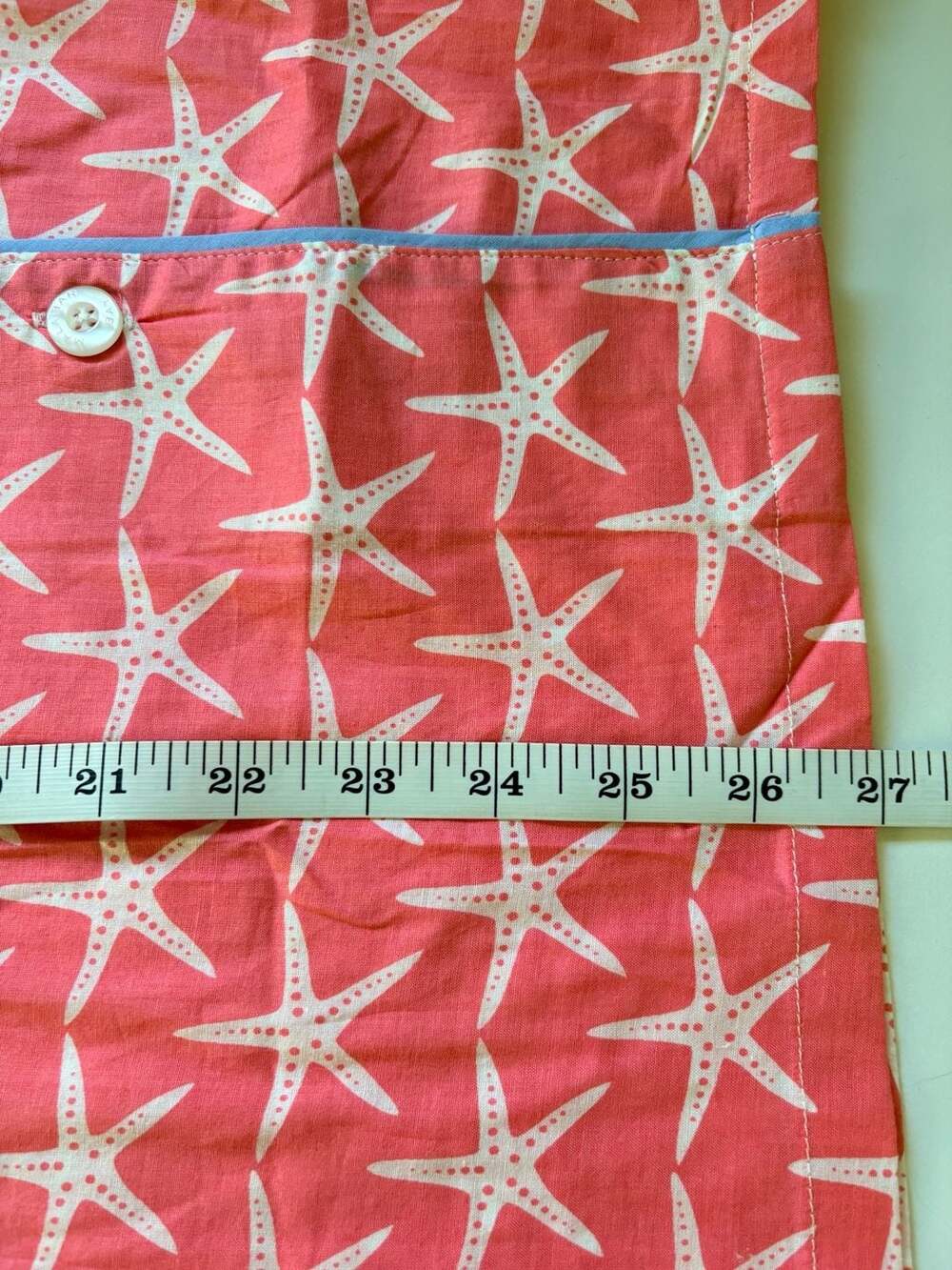 Malabar Bay Pink Starfish Print Cotton Pajama Set Ladies Size Small NWOT - Picture 9 of 13